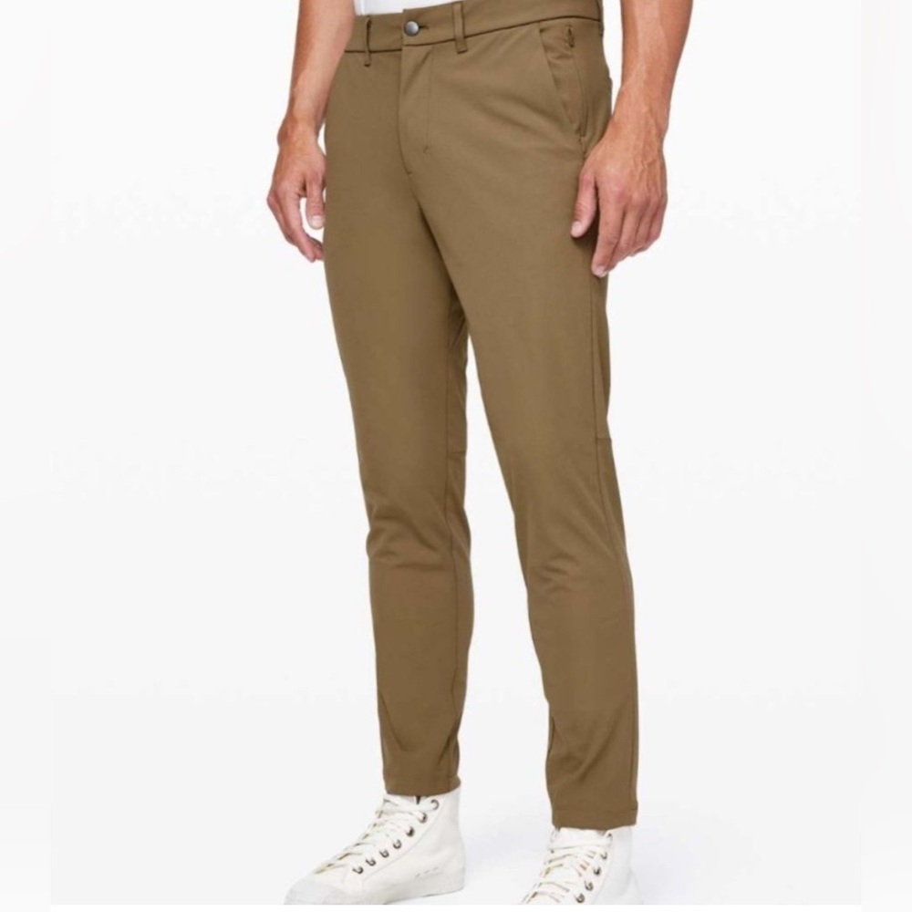 Lululemon Men’s Commission 4 way stretch Pant Slim in Artifact Brown SZ  31 Tall